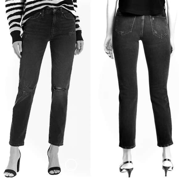 JOES JEANS | 26 | Milla High Rise Straight Ankle Distressed Nova Charcoal NWOT - Picture 14 of 15